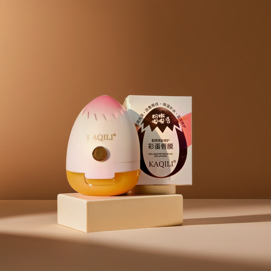 Kaqili egg lip balm with cute applicator